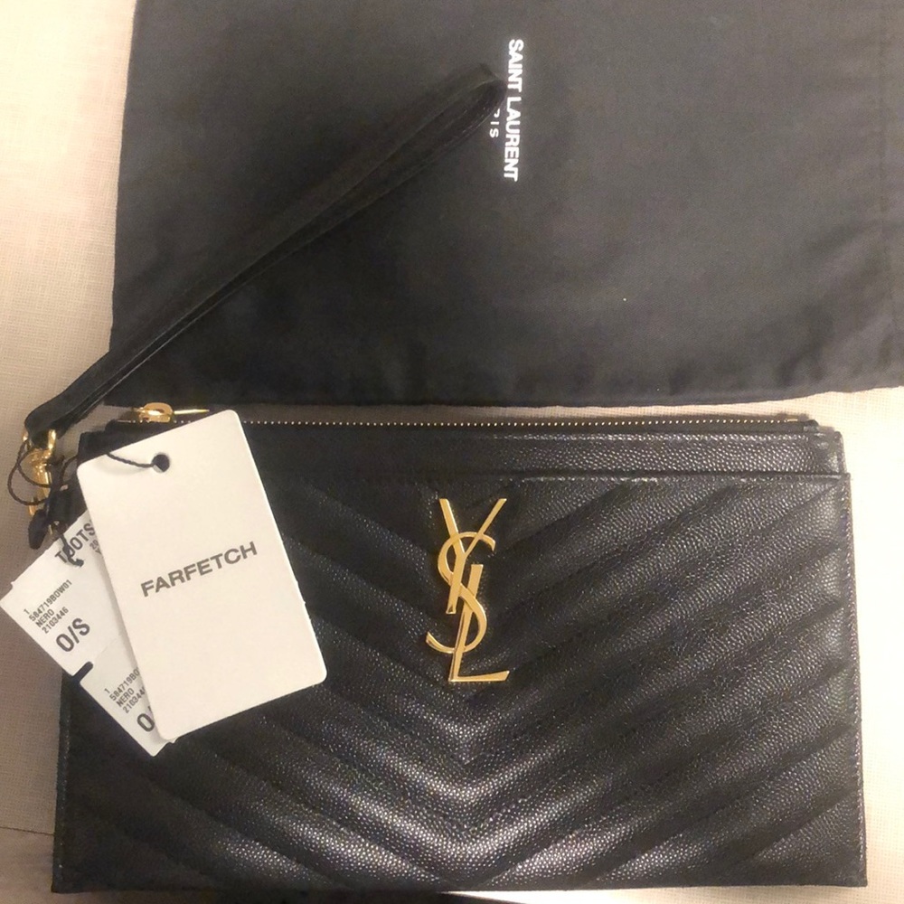 Saint Laurent Wristlet